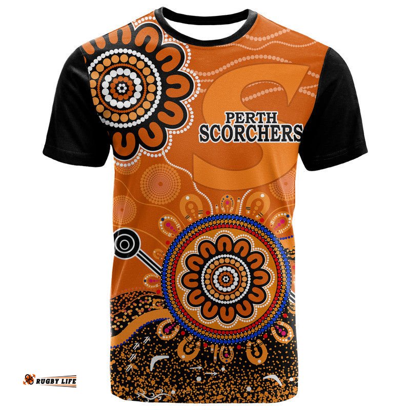 perth scorchers t shirt cricket indigenous aboriginal