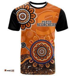 perth scorchers t shirt cricket indigenous aboriginal