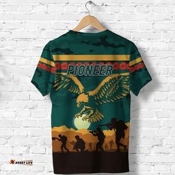 pioneer football club anzac t shirt simple style