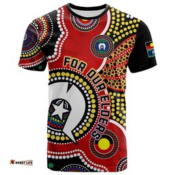 custom personalised australia naidoc week t shirt for our elders aborigines and islanders flag