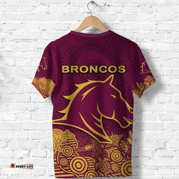 custom personalised brisbane t shirt broncos indigenous