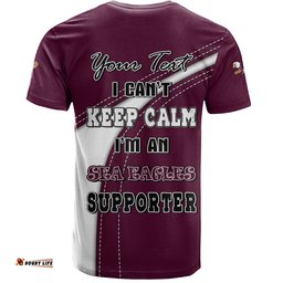 Amazing Aussie Manly Warringah Sea Eagles T-Shirt Custom Team Of Us Die Hard Fan Supporters