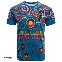 Amazing Aussie Newcastle Knights Naidoc T-shirt - Custom For Our Elders T-shirt