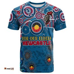 Amazing Aussie Newcastle Knights Naidoc T-shirt - Custom For Our Elders T-shirt