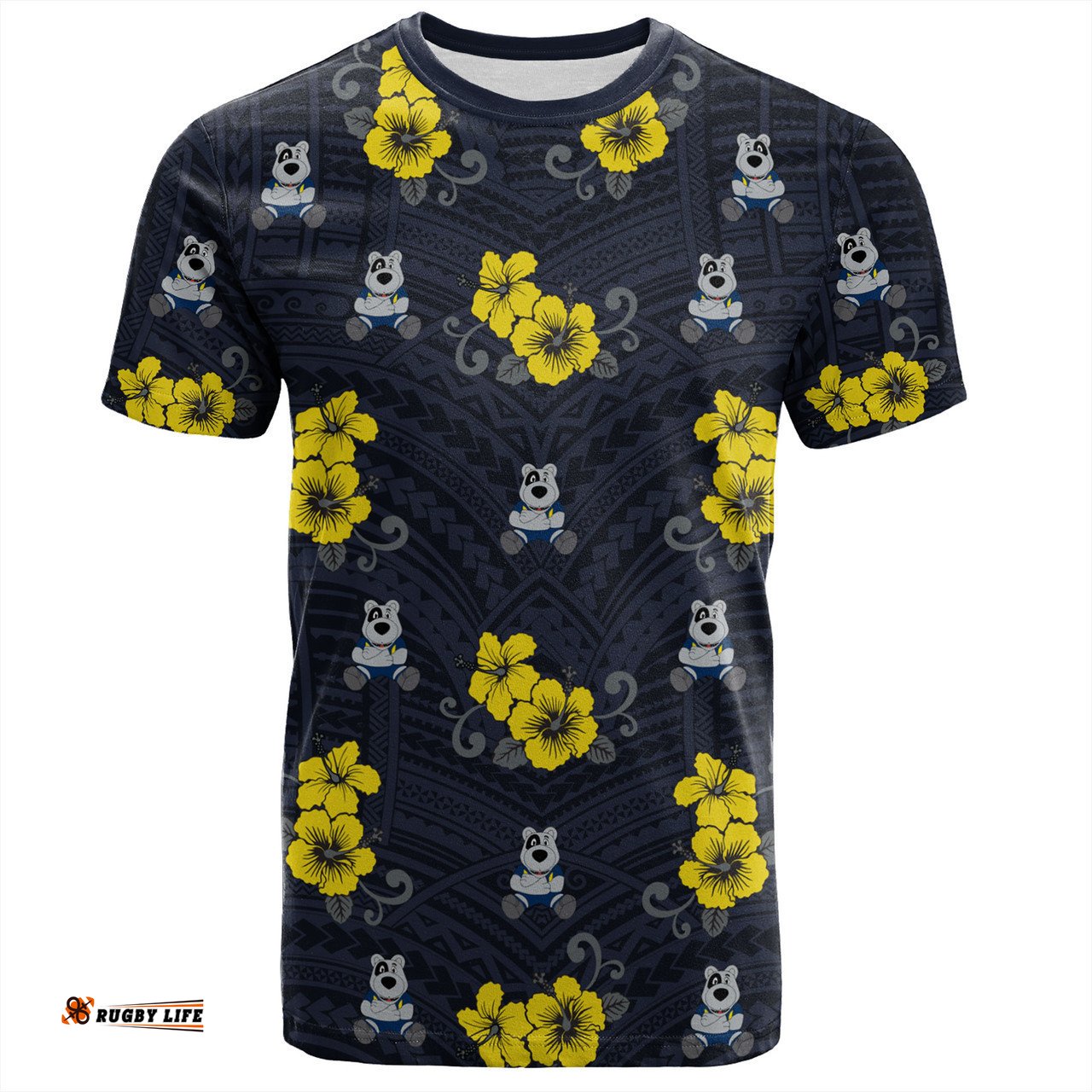 Amazing Aussie North Queensland Cowboys Custom T-Shirt - North Queensland Cowboys With Maori Patterns T-Shirt
