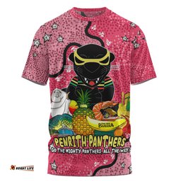 Amazing Aussie Penrith Panthers Custom T-shirt - Australian Big Things (Pink) T-shirt