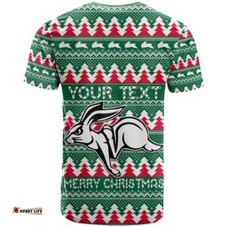 personalised rabbitohs rugby t shirt christmas simple vibe 2023