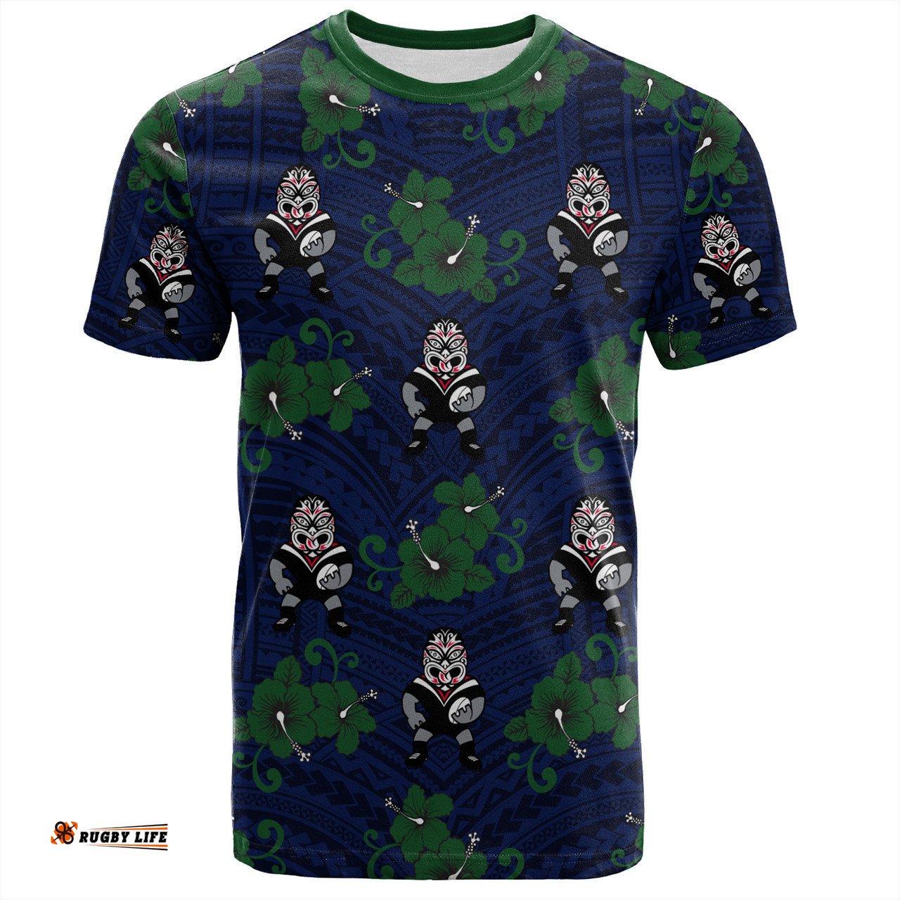 Amazing Aussie New Zealand Warriors Sport T-Shirt - With Maori Pattern