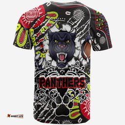panthers rugby league t shirt indigenous super panthers scratch style t shirt