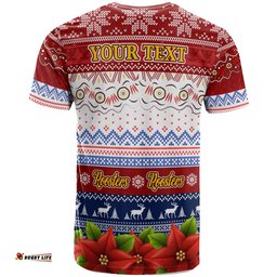 roosters rugby chrstmas t shirt custom roosters ugly christmas knitted t shirt