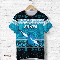 port adelaide power t shirt christmas simple style