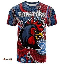 roosters rugby t shirt indigenous roosters