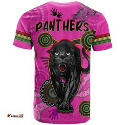 panthers t shirt aboriginal with lizard