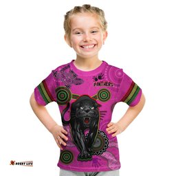 panthers t shirt aboriginal with lizard