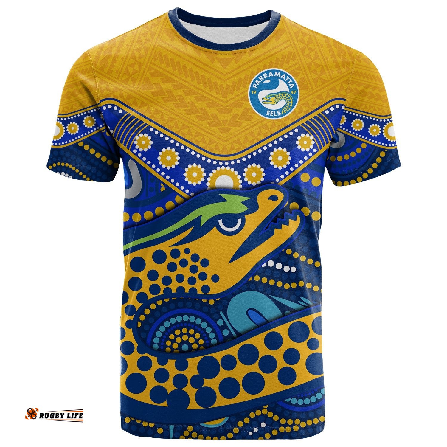 eels rugby t shirt aboriginal and polynesia parramatta