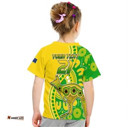 custom personalised australia soccer world cup t shirt socceroos aboriginal