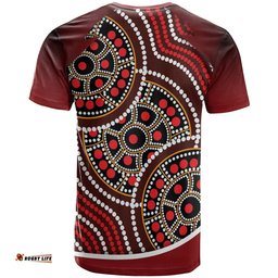 t shirt aboriginal tortoiseshell dot panting