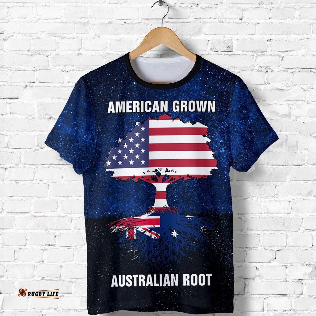 t shirt aus flag t shirt grown tree unisex