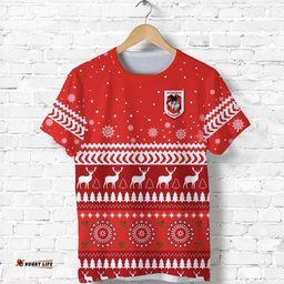 dragons t shirt christmas st george illawarra