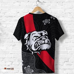 west football club t shirt the bloods alice springs