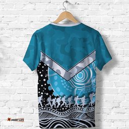 power anzac day t shirt port adelaide lighting
