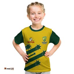 custom personalised and number australia cricket t shirt style 1999 no.2