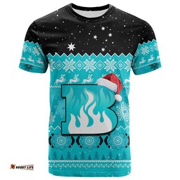 custom personalised brisbane heat cricket t shirt aboriginal merry christmas