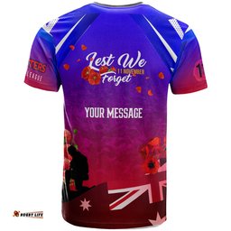 roosters rugby t shirt custom roosters remembrance day lest we forget poppies t shirt