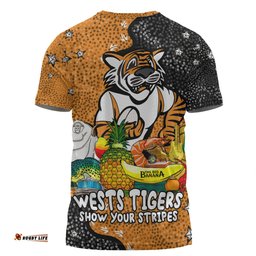 Amazing Aussie Wests Tigers Custom T-shirt - Australian Big Things T-shirt