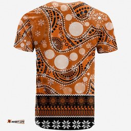 perth scorchers christmas mix aboriginal t shirt