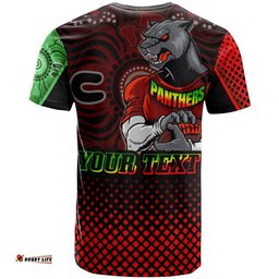 panthers rugby t shirt custom panthers keep fighting aboriginal patterns t shirt
