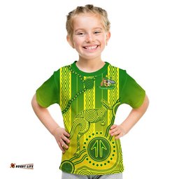 custom personalised australia soccer t shirt go aussie socceroos with kangaroo