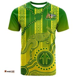 custom personalised australia soccer t shirt go aussie socceroos with kangaroo
