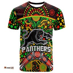 panthers rugby t shirt boomerang indigenous dots