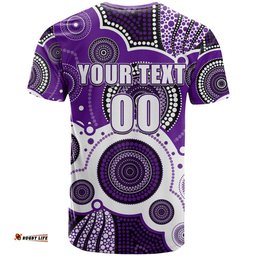 custom personalised and number storm nrl t shirt aboriginal patterns