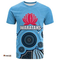 custom personalised and number nsw waratahs t shirt aboriginal