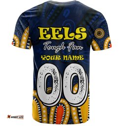 Amazing Aussie Parramatta Eels Custom T-Shirt - Parramatta Eels For Life With Naidoc Week Style T-Shirt