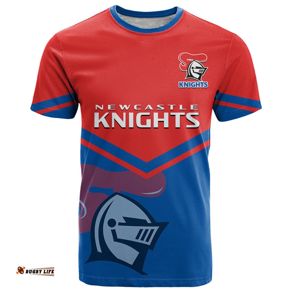 personalised newcastle knights rugby t shirt novocastrians sporty style