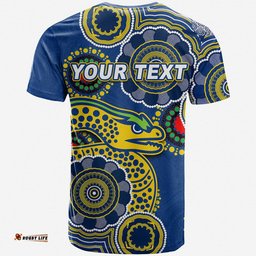 custom personalised eels rugby aboriginal vibe t shirt