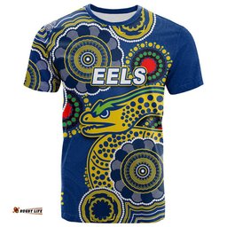 custom personalised eels rugby aboriginal vibe t shirt