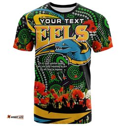 eels rugby t shirt custom anzac eels aboriginal with flower t shirt rlt13Amazing Aussie