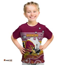 custom personalised broncos rugby t shirt australia day style