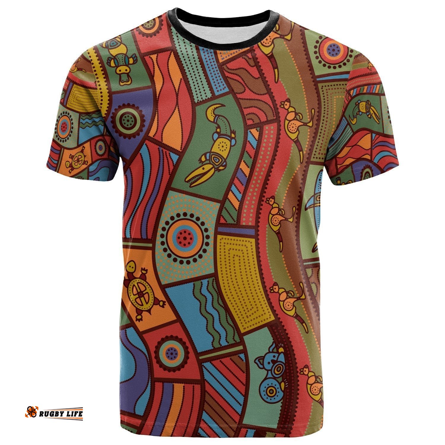 t shirt aboriginal art with animals