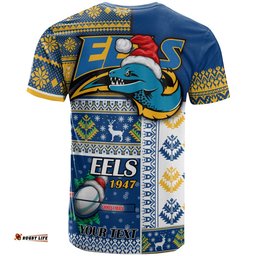 eels rugby t shirt custom christmas snowflakes eels mascot t shirtAmazing Aussie