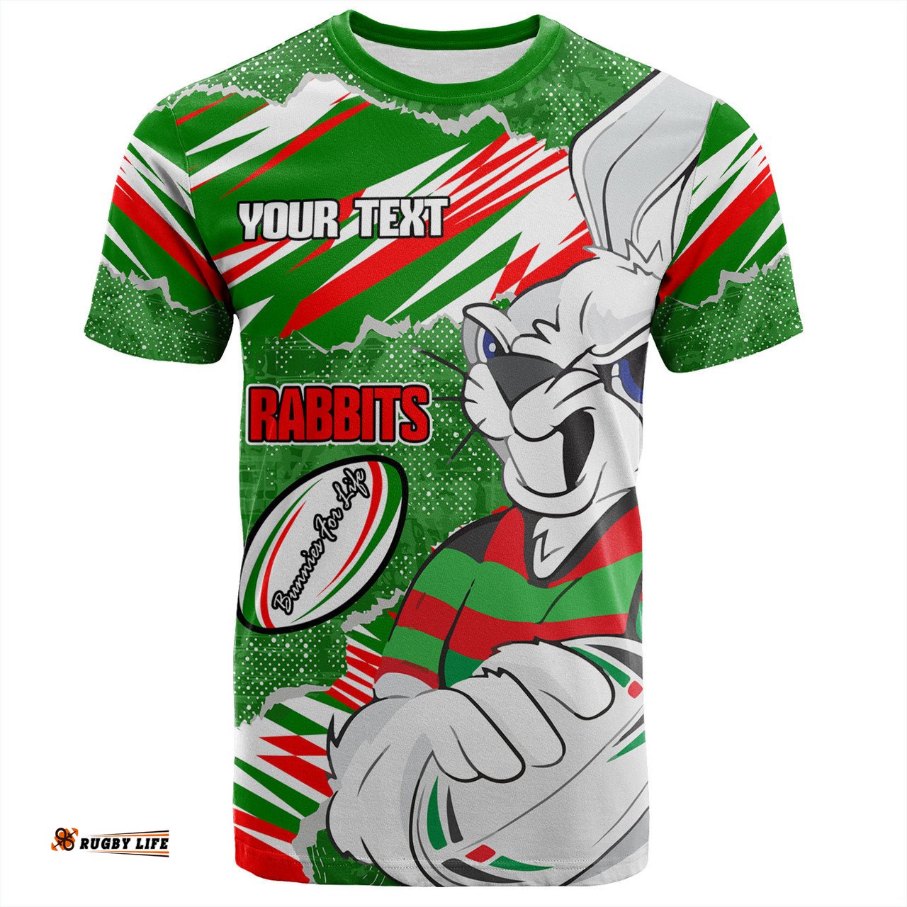 Amazing Aussie South Sydney Rabbitohs T-Shirt - Theme Song