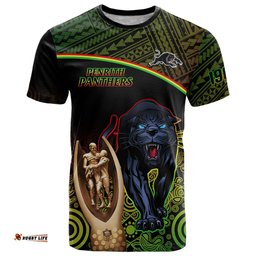 panthers rugby t shirt go premiers back to back polynesian indigenous art