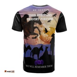 Amazing Aussie Australia T-Shirt - Purple Alnimals Poppy