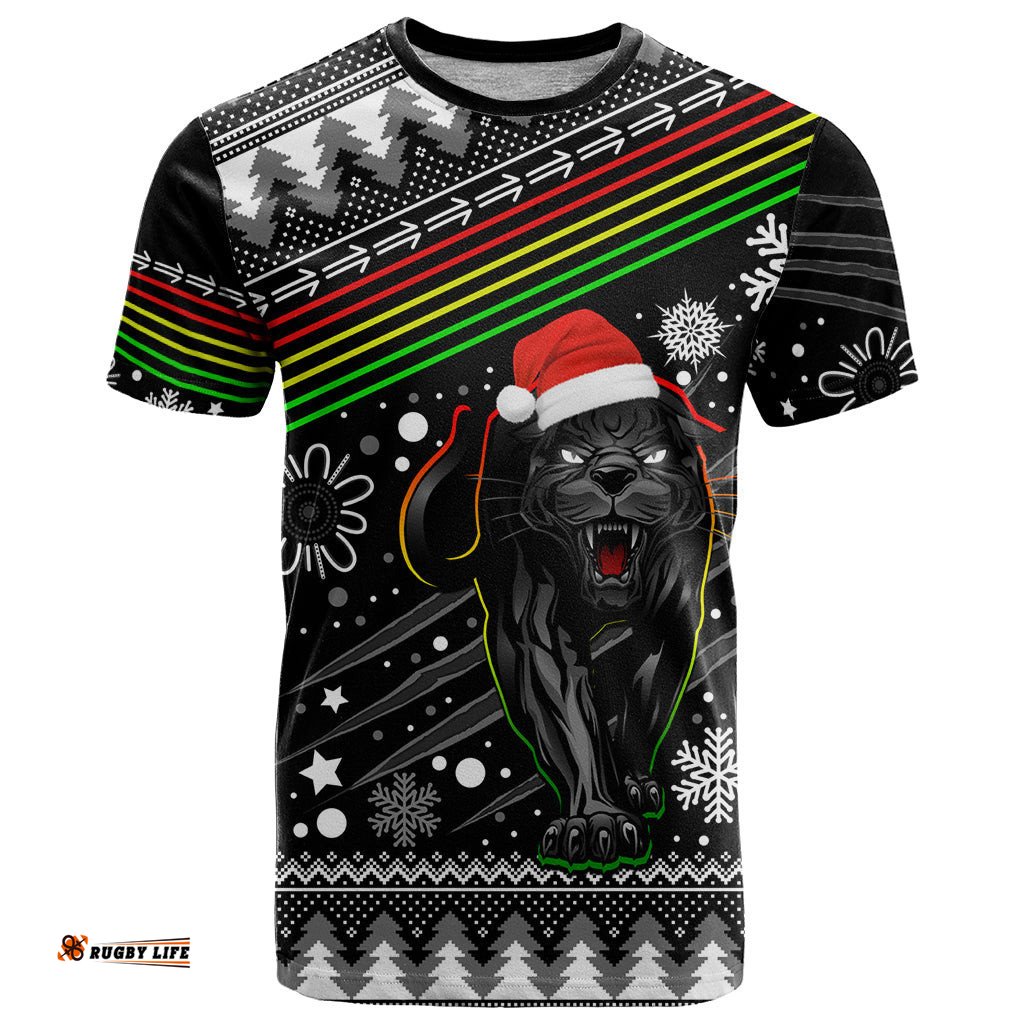 panthers rugby t shirt go the mighty panthers 2023 christmas vibe unique