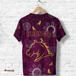 custom personalised brisbane broncos t shirt anzac day camouflage indigenous