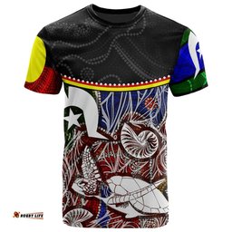 t shirt aboriginal dot in naidoc week style